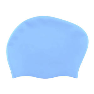 <span class=keywords><strong>Bonnet</strong></span> <span class=keywords><strong>de</strong></span> <span class=keywords><strong>bain</strong></span> en silicone pour femmes aux cheveux longs, 60g, personnalisable, imperméable, couleur unie, vente directe d'usine - Product Image 4