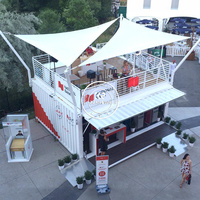 Nuevo Quiosco de Comida Móvil de Lujo, Restaurante y Cafetería, Contenedor Prefabricado, Barra de Comida para Hoteles en Venta