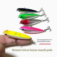Umpan Pancing Buatan Keras Mengapung Aotuo Hot Selling 2.8g Micro Z-Walk Pencil Lure untuk Memancing Ikan Trout, Bass, dan Mandarin