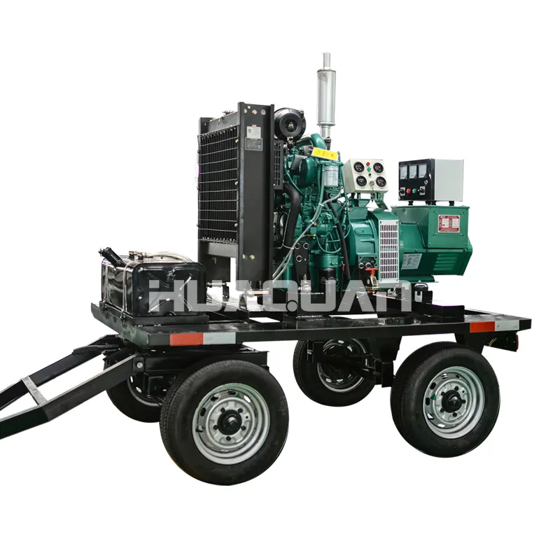 Diesel generator with rated magnetic generator dynamo 30kW main power or standby power
