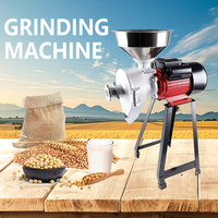 Haute capacité sec humide maïs blé riz grain de café rectifieuse soja moulin moteur double fonction maïs farine fraiseuse