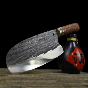 Eredità del patrimonio culturale immateriale cina Longquan in acciaio inox cucina coltello da cucina osso e carne taglio acciaio coltello - Product Image 2