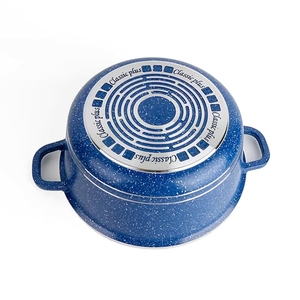 Bán <span class=keywords><strong>hot</strong></span>-Piece thiết kế cổ điển Granite nhôm không dính <span class=keywords><strong>Cookware</strong></span> <span class=keywords><strong>Set</strong></span> với Glass bìa cho cảm ứng nồi chậu trong nhà bếp - Product Image 5