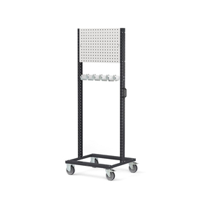 Fami Bin Cart 0706 Chariot à élingue avec panneau perforé, 761x668x1965mm - Product Image 1