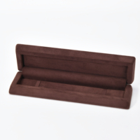 Coffret à bijoux en velours de luxe, emballage personnalisé pour bijoux, boîte de présentation pour bague, collier, bracelet, marques de bijoux haut de gamme