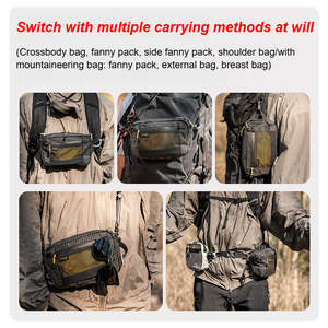 Dyneema Fiber Bag 1.1L Impermeable Ultraligero Multi Bolsillo para Ciclismo Correr Senderismo Camping Deportes al aire libre Accesorios - Product Image 4