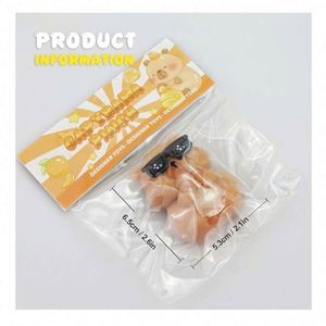 Los Más Vendidos: Paquete de Juguetes Sensoriales Antiestrés de Capibara, Mochi Elástico, Taba Transparente, Colección de Juguetes Blandos, Los Mejores Juguetes para Apretar - Product Image 3