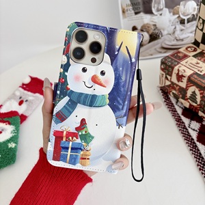 Giáng Sinh Santa Claus Điện Thoại Trường Hợp Đối Với Xiaomi POCO C85 15T 17 Pro Max Đối Với Redmi Lưu Ý 15 Pro + Pro Cộng Với 15C Lật Da Ví - Product Image 6