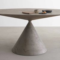 Table à manger ronde moderne en marbre Petite table de ménage noire pour la cuisine ou le salon Conception simple de table basse