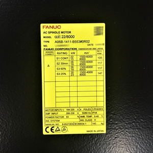 ยูสเตดได้ทดสอบมอเตอร์เซอร์โวเอนโค้ดเดอร์ FANUC รุ่น A06B-2239-B400 A06B-0239-B400 A06B2239B400 - Product Image 2