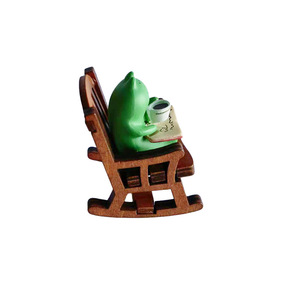 Chaise miniature en bois, meubles <span class=keywords><strong>de</strong></span> <span class=keywords><strong>maison</strong></span> <span class=keywords><strong>de</strong></span> poupée, jouet, modèle décoratif à l'échelle 1:12, pour la décoration <span class=keywords><strong>de</strong></span> la chambre des enfants - Product Image 5