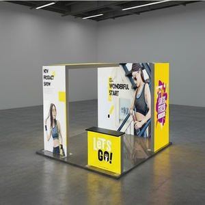 Stand Modular de Tela para Ferias Comerciales, 3x3, Estructura de Aleación de Aluminio, Kit de Tela Tensada - Product Image 5