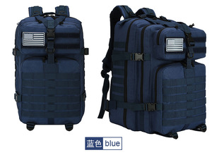 Sac à dos tactique camouflage 3D pour homme, 45L, grande capacité, randonnée hors route, camping, voyage, polyester durable - Product Image 6