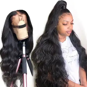 Body Wave 13 x 4 transparente Spitzen-Front-Perücken echthaar 180 % 200 % Dichte Hd Spitzen-Frontal-Perücken 100 % Naturhaar