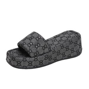 รองเท้าแตะผู้หญิงเปิดนิ้วเท้ารองเท้าแตะผู้หญิงรองเท้าส้นเตารีดแบบลำลอง - Product Image 2