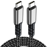 Certificado USB 4 PD 240W a tipo C 40Gbps Cable de carga rápida 8K 60Hz Cable de datos para Thunderbolt 4 3 2