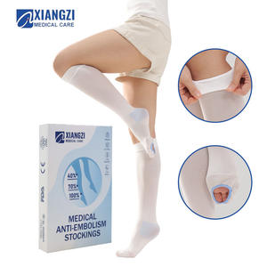 جوارب ضغط مضادة للانسداد <span class=keywords><strong>DVT</strong></span> 13-18mmHg جوارب الركبة عالية TED جراحة تخزين - Product Image 1