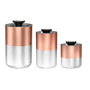 Barattolo <span class=keywords><strong>per</strong></span> Caffè Sigillato <span class=keywords><strong>Sottovuoto</strong></span> con Design Brevettato, Contenitore in Acciaio Inox 304 con Design Staccabile <span class=keywords><strong>per</strong></span> Mantenere il Sapore dei Chicchi di Caffè - Product Image 1