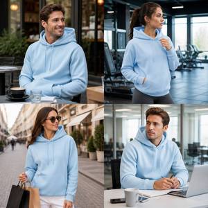 Felpa con Cappuccio Personalizzata 500g con Logo in Rilievo 3D, Oversize, Stampa Digitale, Stile Casual in Cotone, Produttore di Abbigliamento, Felpe da <span class=keywords><strong>Uomo</strong></span> - Product Image 6