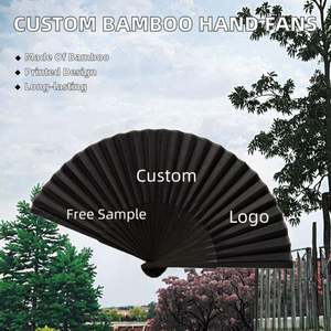 Abanicos de Mano de Bambú Personalizados al por Mayor, Abanicos Plegables con Logotipo, Estilo Tradicional, Sublimación, Abanico de Mano - Product Image 2