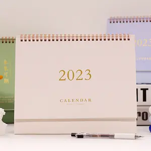 Настольный календарь с пользовательской печатью 2023, настольный Адвент-календарь, настольный календарь
