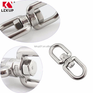 Fournisseur chinois de quincaillerie de rigging : Émerillons pour œillets et crochets, Émerillons d'ancrage à double extrémité, Émerillons de chaîne en acier inoxydable - Product Image 2