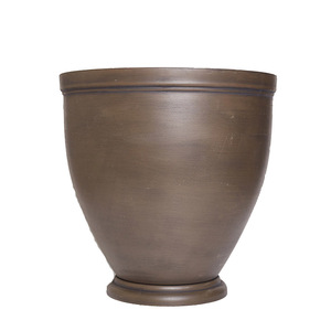 Pot de fleurs en plastique en résine, 8/10 pièces, décoration de jardin, maison, style Vintage, grande taille, plantes, jardinière avec soucoupe - Product Image 5