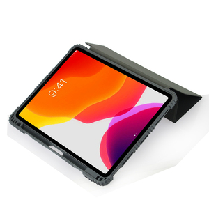 Funda Antigolpes y Antidoblez para <span class=keywords><strong>Samsung</strong></span> Galaxy <span class=keywords><strong>Tab</strong></span> <span class=keywords><strong>S7</strong></span> Plus de 12.4 Pulgadas, Parte Trasera de Acrílico Reforzado, Soporte Triple Plegable - Product Image 2