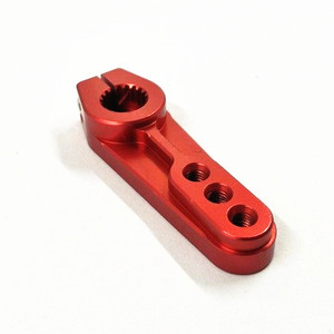 High Quality Red 18T Half Size Metal <strong>Servo</strong> <strong>Arm</strong> for DS5160 60kg Baja <strong>Servo</strong> Parts - Product Image 2