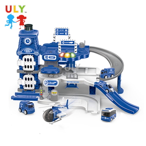Juguete de Plástico para Estacionamiento al por Mayor, Juguete de Pista para Niños, Rompecabezas de Ensamblaje DIY para Niños, Avión de Aleación, Coche - Product Image 1