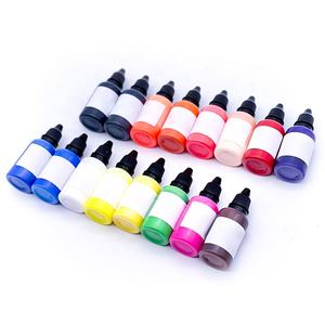 Ensemble de peinture de modèle d'aérographe à alimentation par gravité professionnel à haut débit colorants acryliques pour figurines et dioramas miniatures - Product Image 2