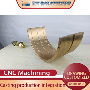 ZCuZn25Al6Fe3Mn3 Bujes divididos de cobre Trituradora secundaria Fundición de bronce Mangas de husillo de cobre - Product Image 3