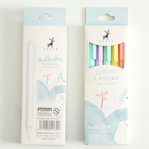 Caramella morbida a destra 5 pezzi penne Gel Set rapida e liscia scrittura retrattile penne a inchiostro per forniture per ufficio scuola a casa - Product Image 2