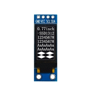 โมดูลจอแสดงผล OLED ขาวดำขนาด 0.77 นิ้ว 64x128 พร้อมไดรเวอร์ SSD1312 อินเทอร์เฟซ I2C - Product Image 4