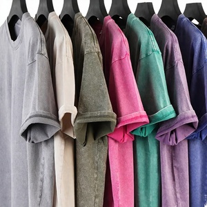 Nouveau T-shirt tricoté vintage pour homme 2026, 100 % coton de haute qualité, délavé à l'acide, coupe oversize, manches longues ou courtes, vierge, impression numérique - Product Image 3