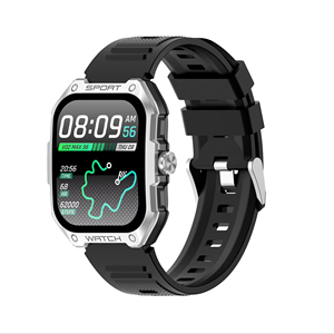 สมาร์ทวอทช์ผู้ชาย หน้าจอโค้ง 1.83 นิ้ว ติดตามการนอนหลับ ดีไซน์ทันสมัย - Product Image 1