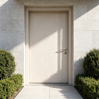 Porte de chambre à coucher avec joint de bordure PUR, insonorisante 30 dB, surface facile à nettoyer, marquage CE pour la fourniture de projets