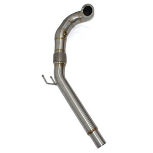 DEX Silver Tuyau d'échappement de 1,5 mm d'épaisseur Volkswagen <span class=keywords><strong>Golf</strong></span> <span class=keywords><strong>7</strong></span> <span class=keywords><strong>GTI</strong></span> 2.0T Premium Tuyaux d'échappement en acier inoxydable de haute qualité <span class=keywords><strong>Downpipe</strong></span> droit 100% - Product Image 4