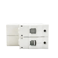 Disjoncteur miniature QIHANG C Curve 2P MCB QHB7-63 C1 230V 50Hz 6KA en plastique, 10000 cycles, montage sur rail, pour boîtier de distribution