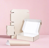 Boîte d'expédition personnalisée découpée sur mesure, emballage imprimé couleur sur mesure pour l'e-commerce et les abonnements des petites entreprises