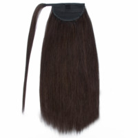 Queue de cheval à clipser en cheveux humains vierges brésiliens Remy non traités de haute qualité pour la vente en gros