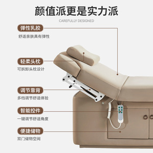 Camilla de Masaje Eléctrica de Lujo para Spa y Salón de Belleza, Silla Médica de Podología, Cama Estética para Tratamientos Faciales y Pestañas - Product Image 3