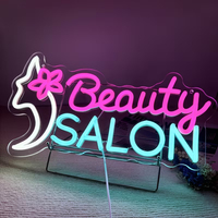 Enseigne au néon personnalisée pour salon de coiffure, décoration murale lumineuse LED pour salon de beauté