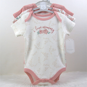 Набор из 3 хлопковых боди с коротким рукавом для мальчиков, приятных для кожи, 2026: милый комплект комбинезонов для малышей на лето - Product Image 4