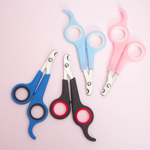 Pet Nail Clippers Stainless Steel For <b>Dog</b> Cat Grooming Pink Blue Black <b>Light</b> Blue - Product Image 2
