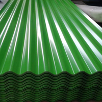 Tôle de zinc ondulée prélaquée PPGI pour toiture avec services de découpe et de pliage certifiée ASTM BIS KS SASO