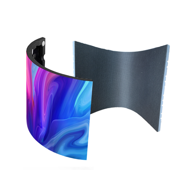 High Brightness 4000cd/ P3.91 Flexible Curve LED Display Screen IP65 Waterproof Outdoor Rental Curved 5-year Warranty