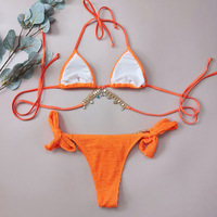 Nouveau maillot de bain micro sexy exotique et élégant pour femme, ensemble bikini et soutien-gorge 2023