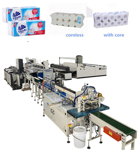 Đầy Đủ Thiết Lập Tự Động Không Ngừng Nhà Vệ Sinh Jumbo Cuộn Giấy Tua Làm Máy Cắt Dây Chuyền Sản Xuất - Product Image 1