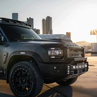 Kit Jetour Traveler City Hunter Black Warrior Grille Cover Tail Wing Shanhai T2 Pièces modifiées Ensemble complet